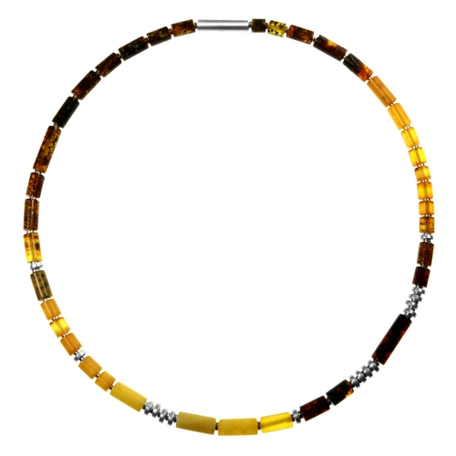 Amber Tube Necklace