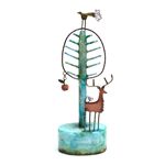 Elm Tree with Deer & Apple