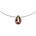 Teardrop Pendant 12.50ct Amatrine