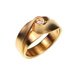 Ring Gold 0.10ct vvs E/F Diamond
