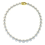 N/L Silvergrey 12mm Shellpearl Sil/GP Clasp