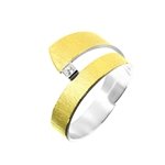 Ring Gold Wrapround with Diamond