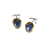 Earrings with Tanzanite