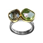 Ring - Peridot, Amethyst