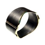 Carbon Hinged Cuff Bracelet