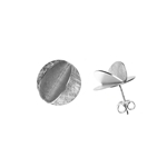 Earrings, Round Vane