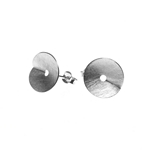 Earrings, Disc/Crease