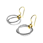 Med Hanging Circles Earrings