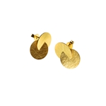 Small Double Disc Earrings