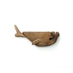 Wallmounted Driftwood Fish Chubby Small