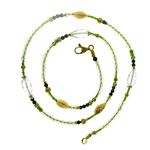 N/L Peridot, Diopside,Malachite,Prasiolite
