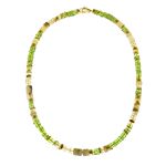 N/L 6mm Peridot,Citrine,Dendrite Agate