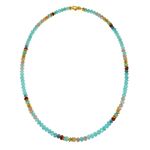 N/L 5mm Amozonite,Moonstone,Garnet,LBTopaz