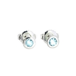 Small Topaz Stud Earrings