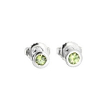 Small Peridot Stud Earrings