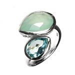 Aqua+Topaz Ring