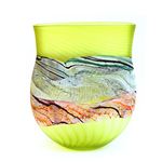 Large Flat Vase