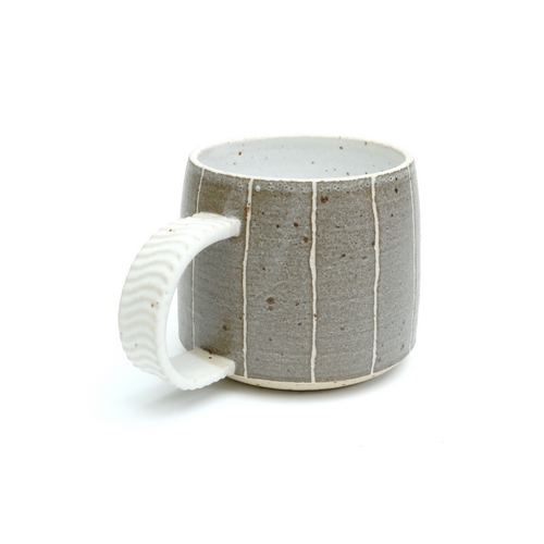 Brown Stripy Mug