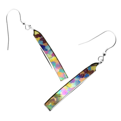 Niobium Drop Earrings