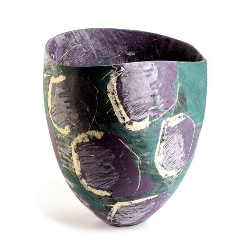 Elderberry & Teal II Vessel