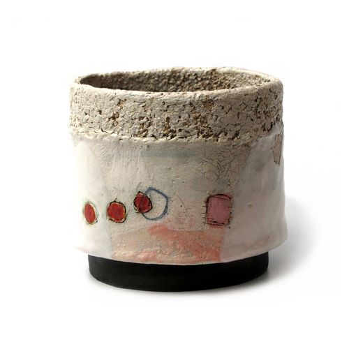 Small Ceramic  Slab Built Pot