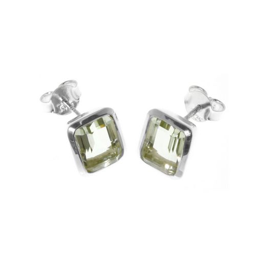 Studs G.Amythyst Baguette