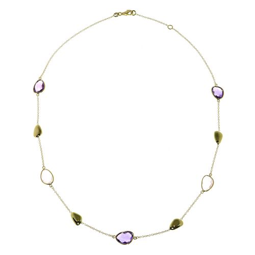 N/L Pink Opals and Amethysts