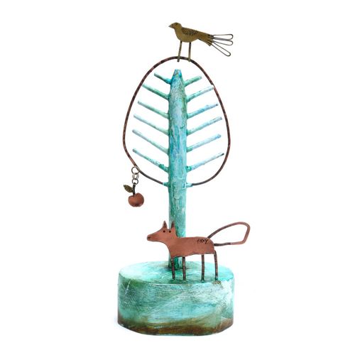 Elm Tree with Fox & Apple
