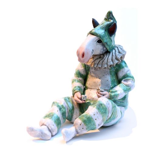 Sitting Horse in Hooded Onzie