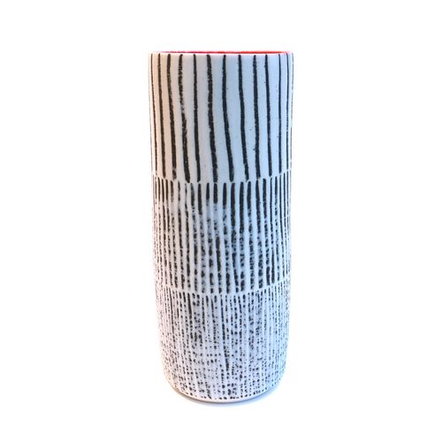 Cylinder Vase White