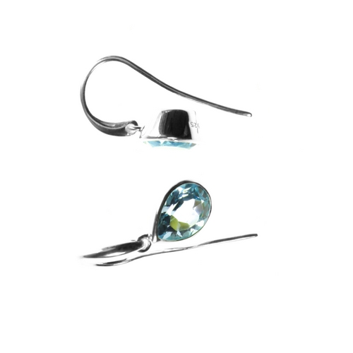 Earrings Tear Drop B.Topaz