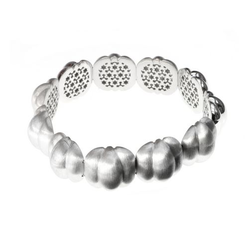 Silver Polish Satin Finish Bracelet