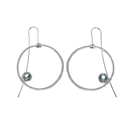 Blue Topaz Earrings