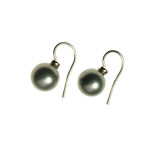 Drop Shell Pearl 12mm Earrings