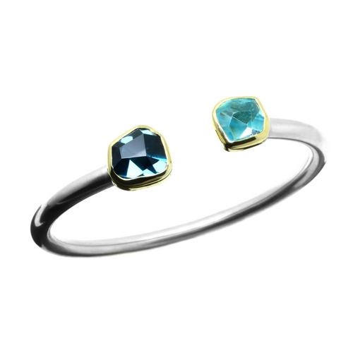 Bracelet, 12.5ct Aquamarine, B.Topaz