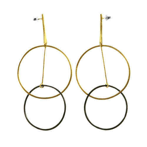 Multi Hoop Drop Earrings