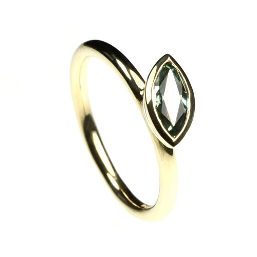 Green Sapphire Ring