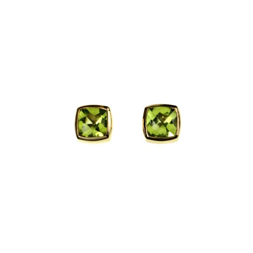 Stud Earrings, Peridot