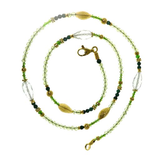 N/L Peridot, Diopside,Malachite,Prasiolite