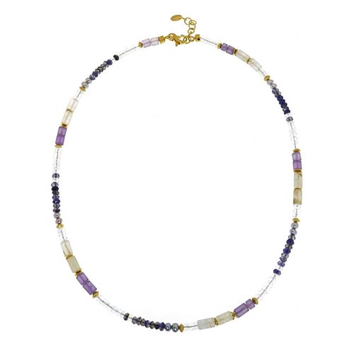 N/L Amethyst,Iolite,R.Quartz,Dendrite,Agate