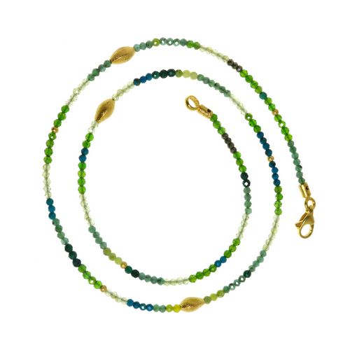 N/L 2mm Emerald,Peridot,Diopsid,Malachite,Green Opal,Chrysokolla