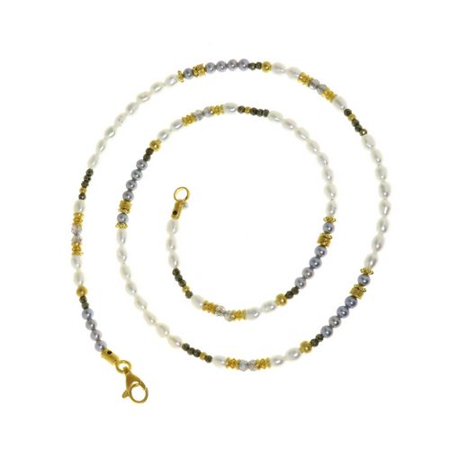 N/L Pearls,Labradorite,Pyrite,Grey Pearls