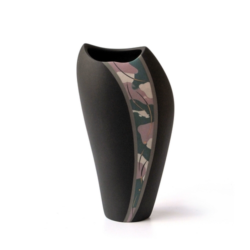 Black Porcelain Inlay Vessel