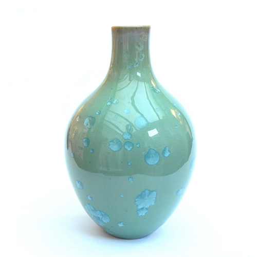 Jade Crystalline Vase