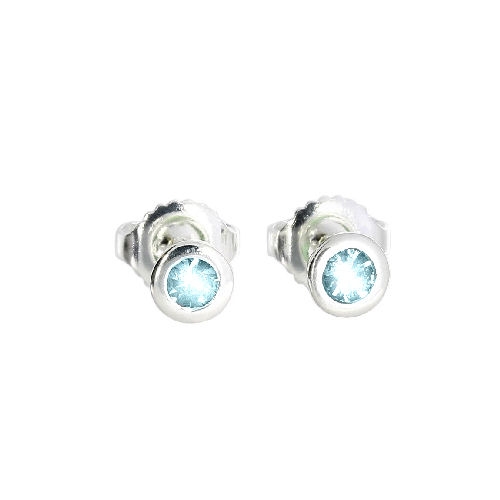 Small Topaz Stud Earrings