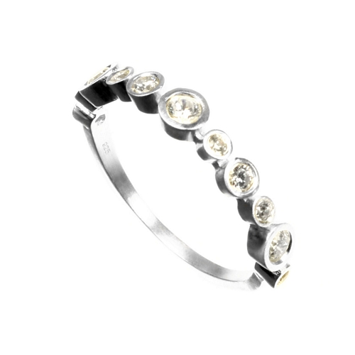 Eternity Ring with Multiple Cubic Zirconias