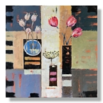 Dried Seedheads and Tulips