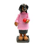 Dachshund, Pink Sweater, Ball