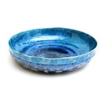 Lge Deep Blue+Turquoise Teabowl