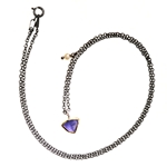 Necklace with Tanzanite
